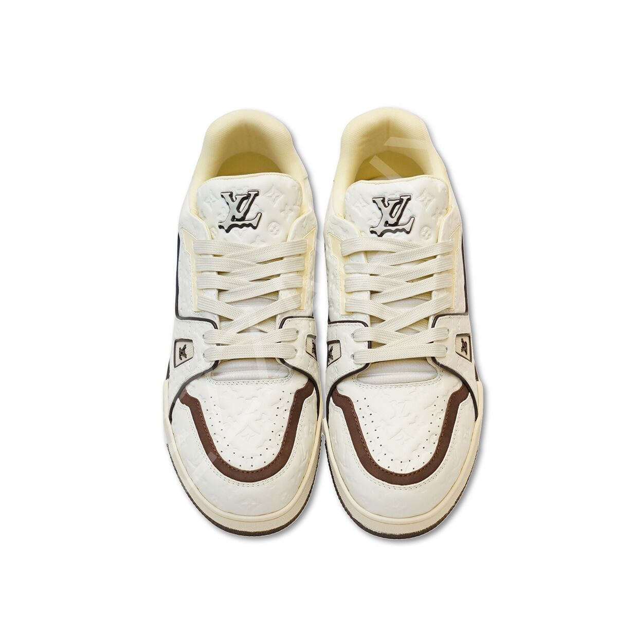 Lv 990 Full Beyaz Arkası Kahve Erkek Ayakkabı