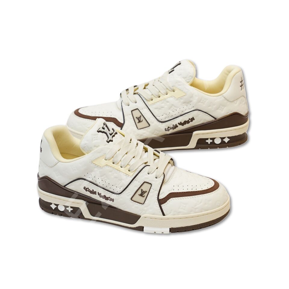 Lv 990 Full Beyaz Arkası Kahve Erkek Ayakkabı