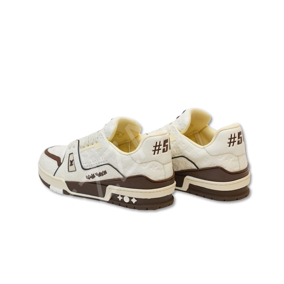 Lv 990 Full Beyaz Arkası Kahve Erkek Ayakkabı