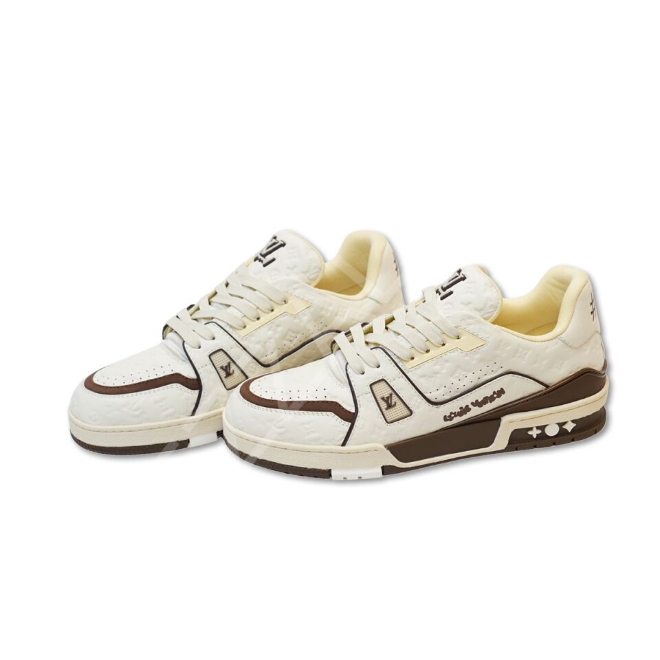 Lv 990 Full Beyaz Arkası Kahve Erkek Ayakkabı