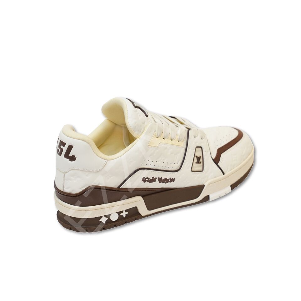 Lv 990 Full Beyaz Arkası Kahve Erkek Ayakkabı