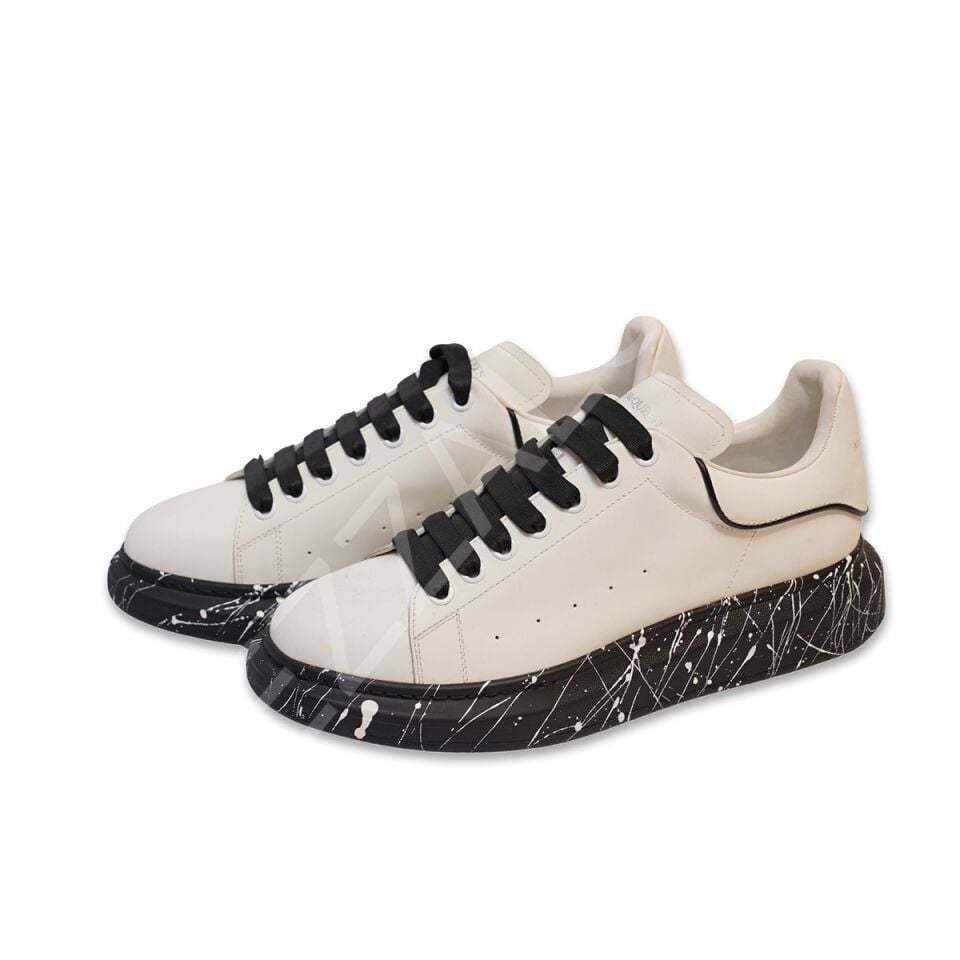 Mcq 825 Beyaz Mermer Desen Tabanlı Erkek Ayakkabı