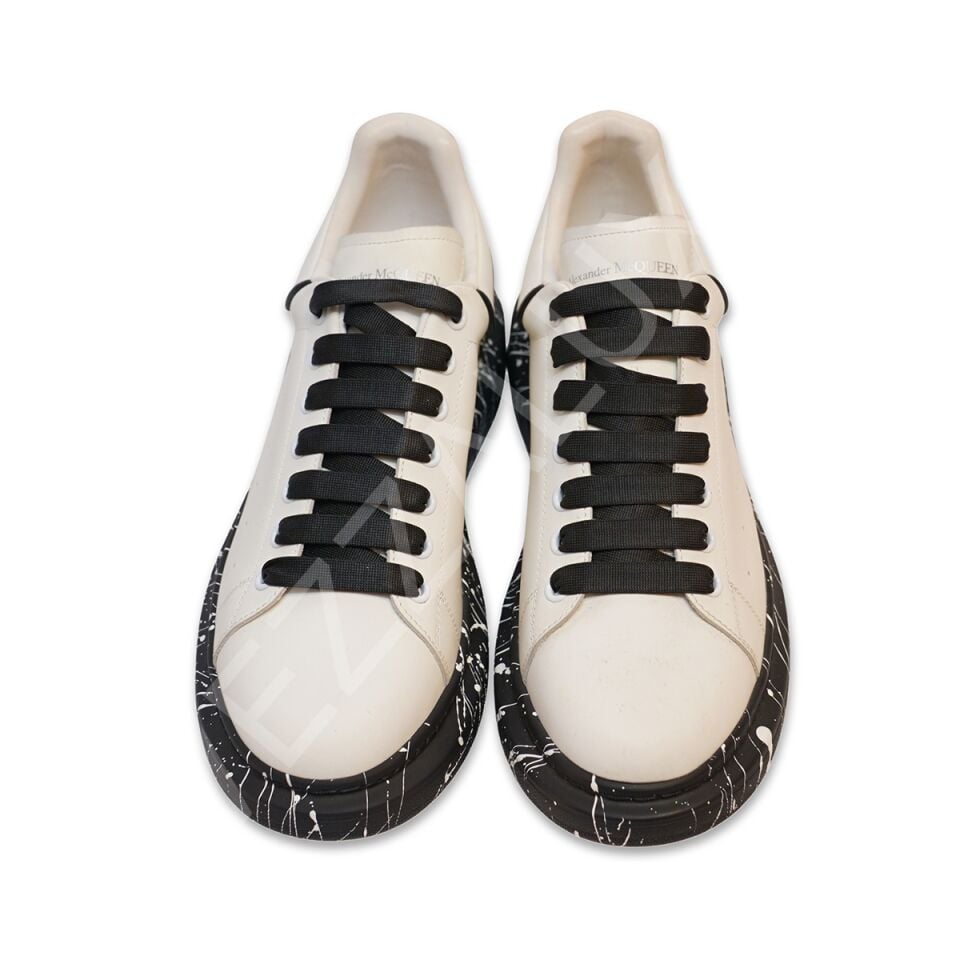 Mcq 825 Beyaz Mermer Desen Tabanlı Erkek Ayakkabı