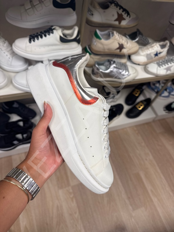 Mcq 826 Beyaz Arkası Gri Turuncu Erkek Ayakkabı