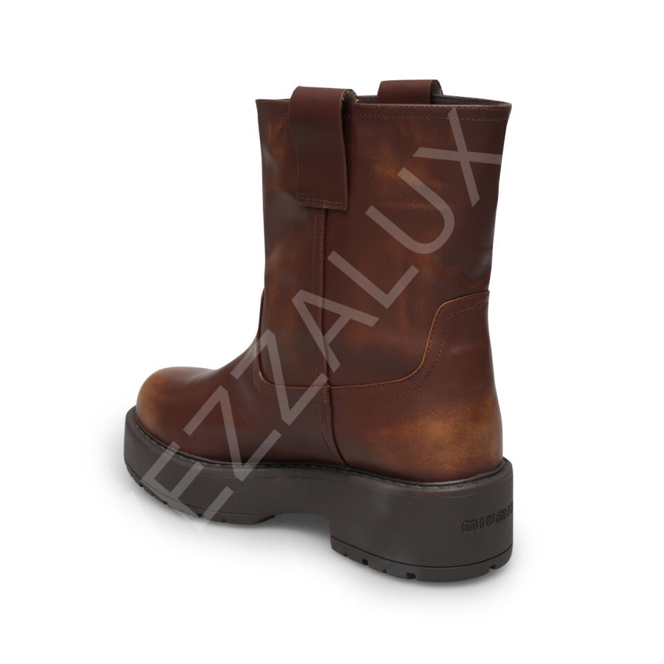 Miu 631 Kahve Bot Kadın Ayakkabı