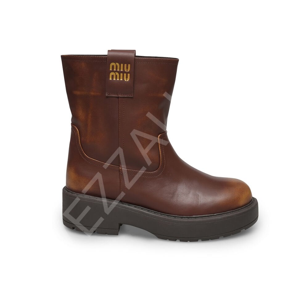 Miu 631 Kahve Bot Kadın Ayakkabı