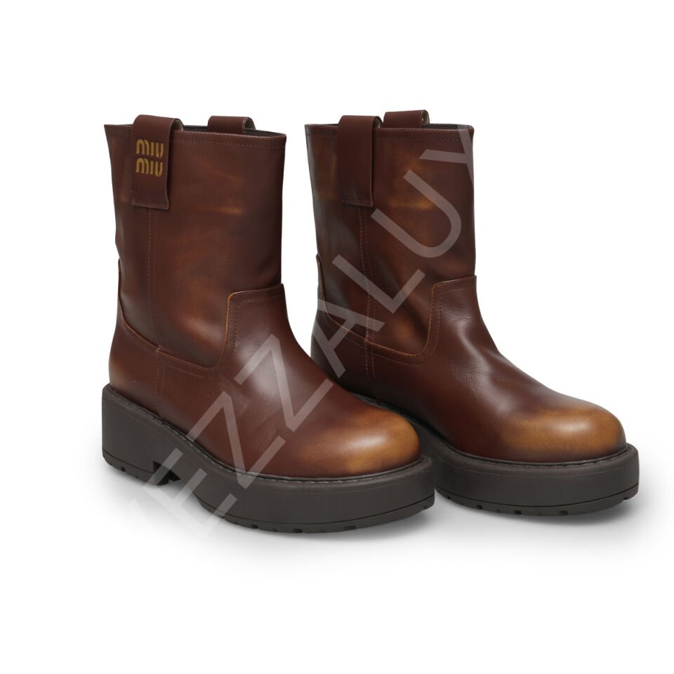 Miu 631 Kahve Bot Kadın Ayakkabı