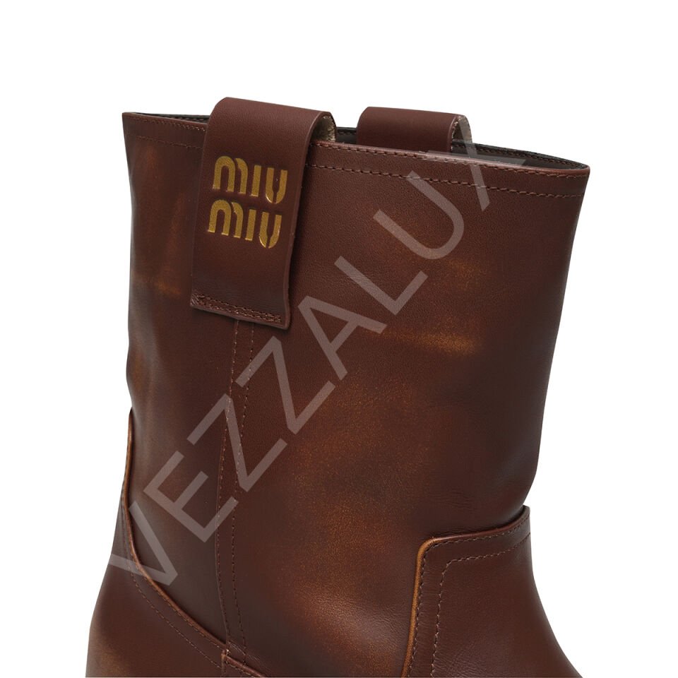 Miu 631 Kahve Bot Kadın Ayakkabı