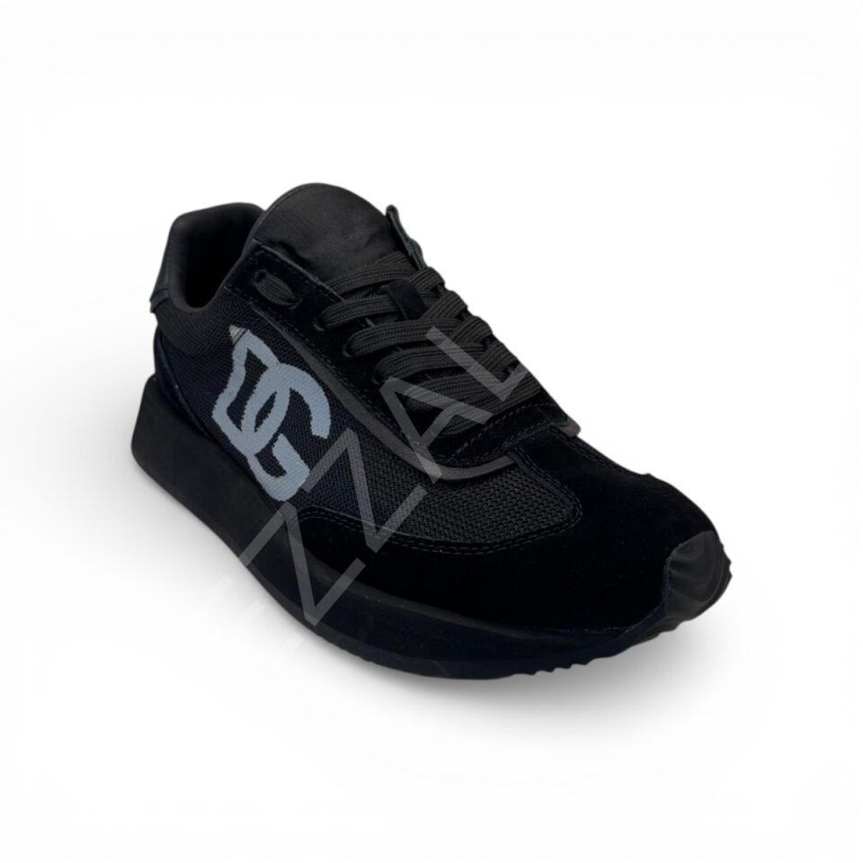 Dg 1001 Full Siyah Gri Yazılı Erkek Ayakkabı