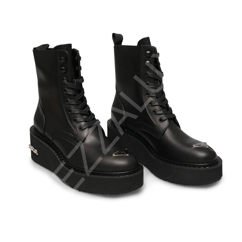 Prada 594 Bot Kalın Kadın Ayakkabı