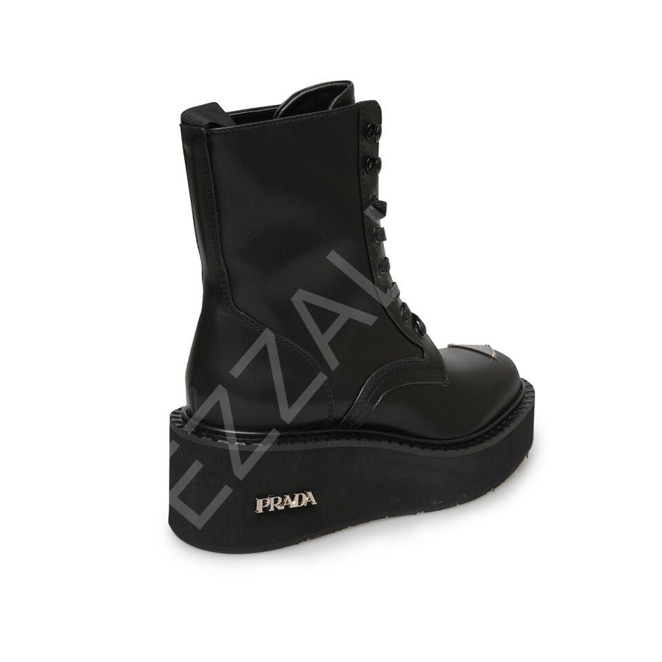 Prada 594 Bot Kalın Kadın Ayakkabı