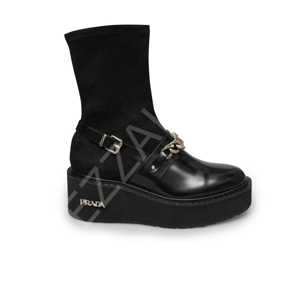 Prada 593 Çorap Bot Kadın Ayakkabı