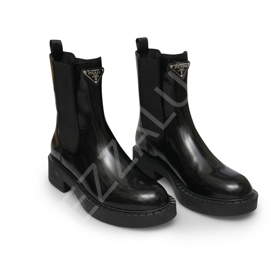 Prada 597 İnce Taban Bot Kadın Ayakkabı