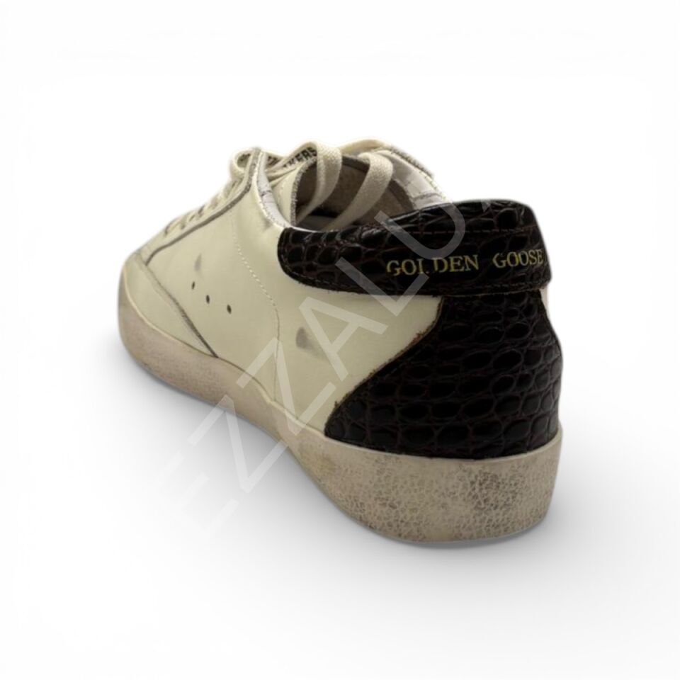 Gg 1024 Arkası Kahve Kroko Kadın Ayakkabı