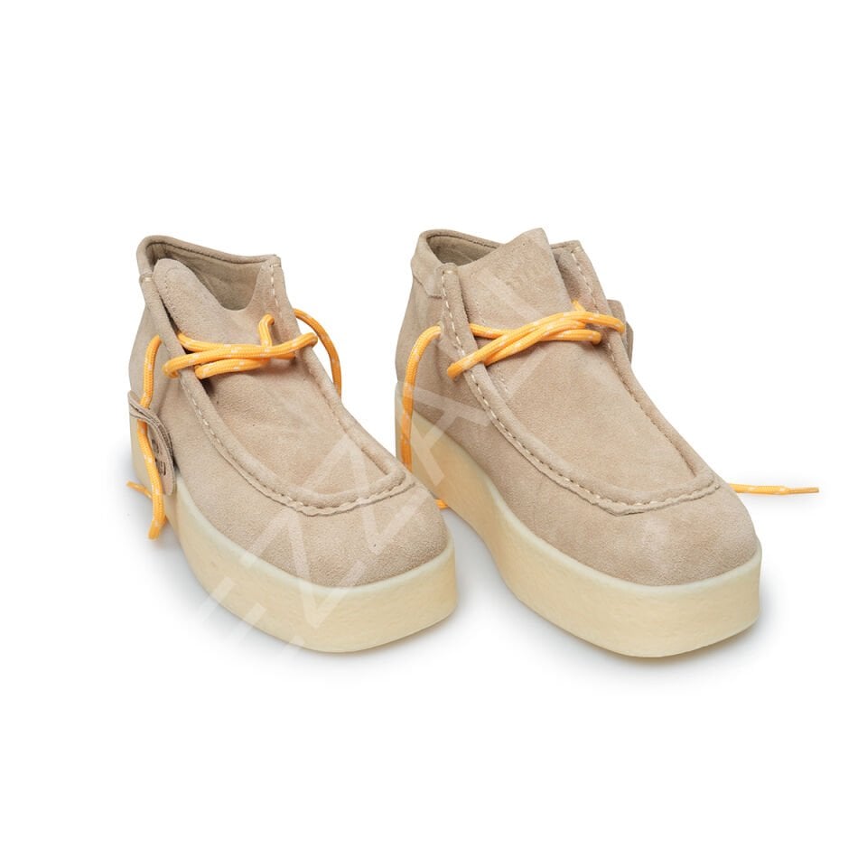 Miu 630 Krem Süet Loafer Kadın Ayakkabı