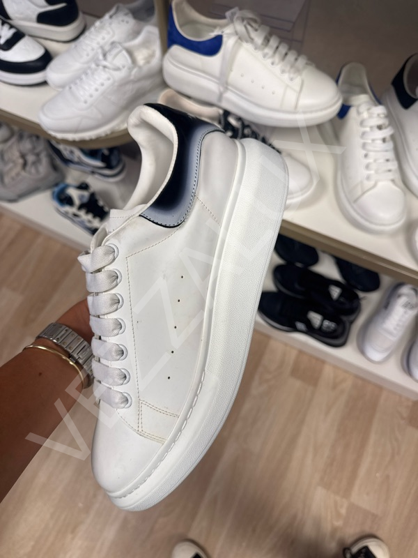 Mcq 830 Beyaz Arkası Siyah Mavi Erkek Ayakkabı