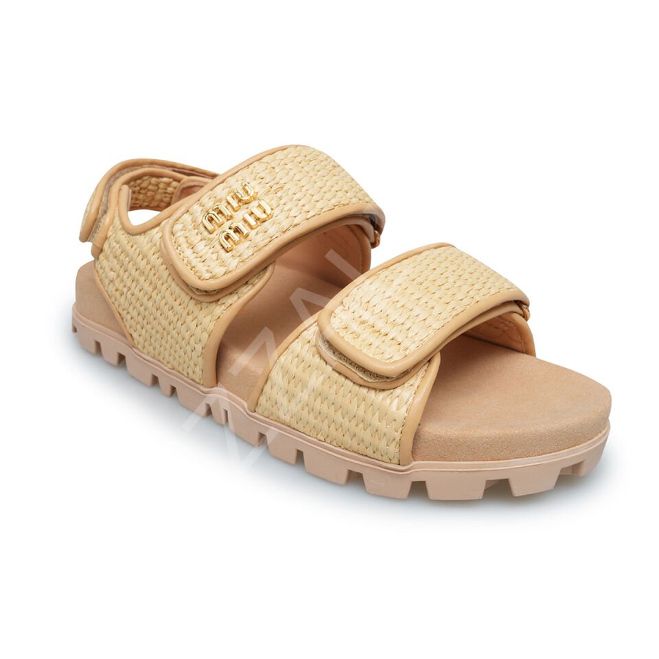 Miu 681 Sandalet Krem Kadın Ayakkabı