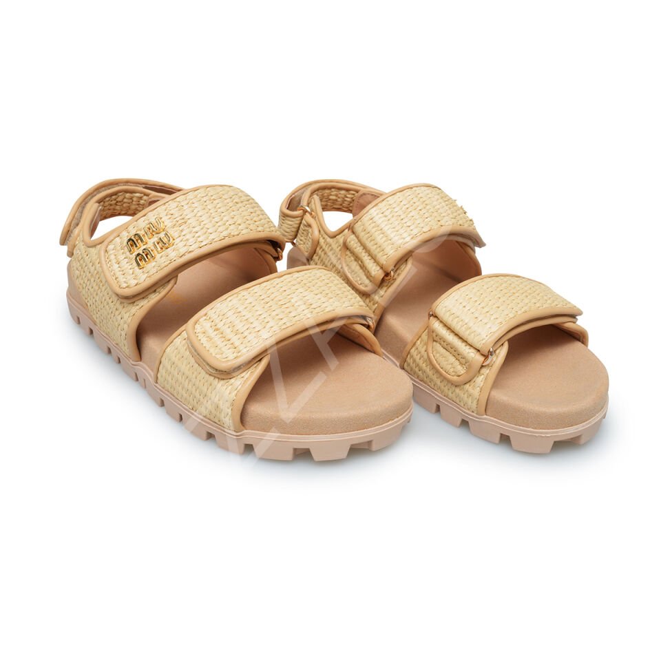 Miu 681 Sandalet Krem Kadın Ayakkabı