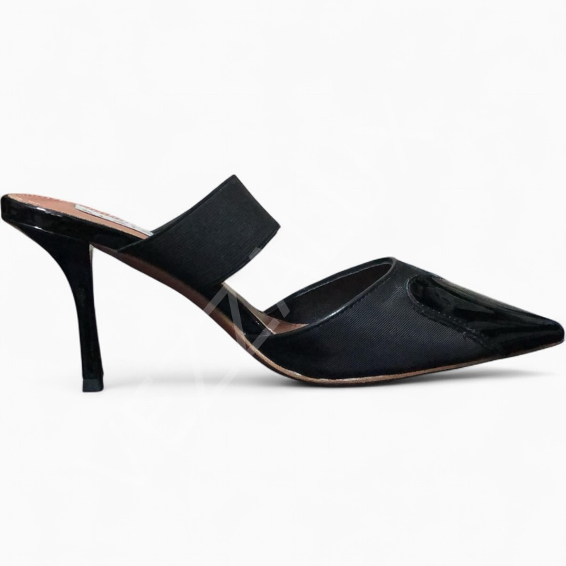 Alaia 14 Siyah Topuklu Kadın Ayakkabı