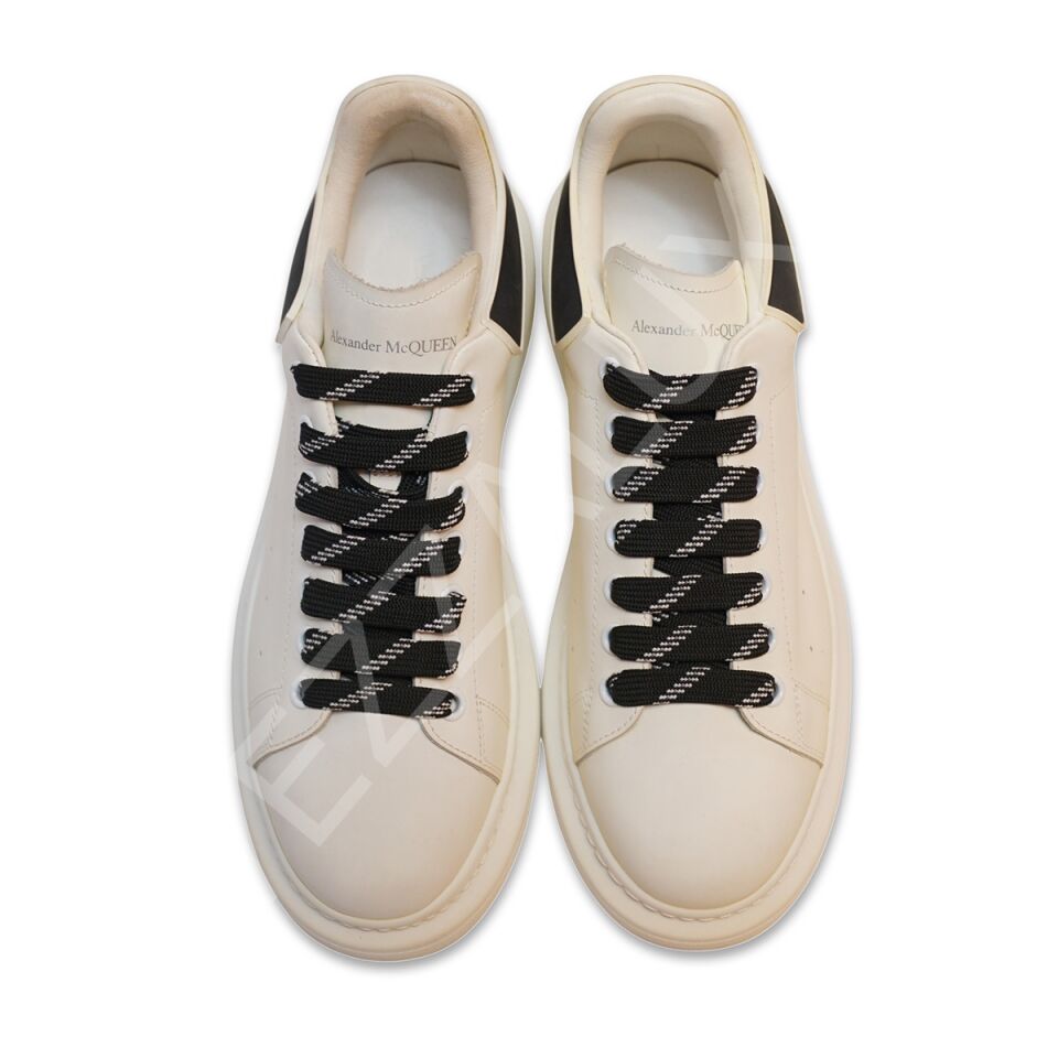 Mcq 834 Beyaz Arkası Deri Siyah Erkek Ayakkabı