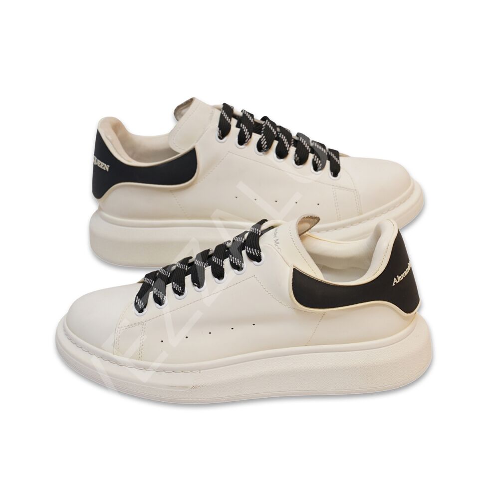 Mcq 834 Beyaz Arkası Deri Siyah Erkek Ayakkabı