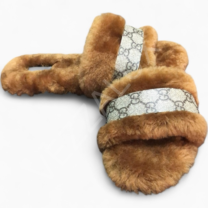 Gucci Te01 Kahve Terlik Kadın Ayakkabı