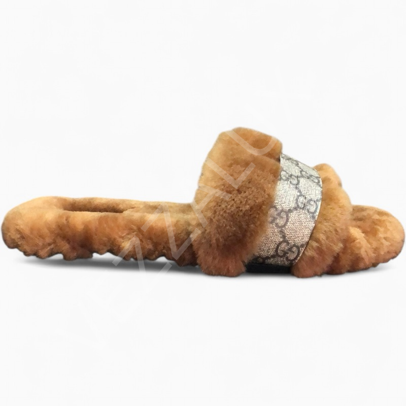 Gucci Te01 Kahve Terlik Kadın Ayakkabı