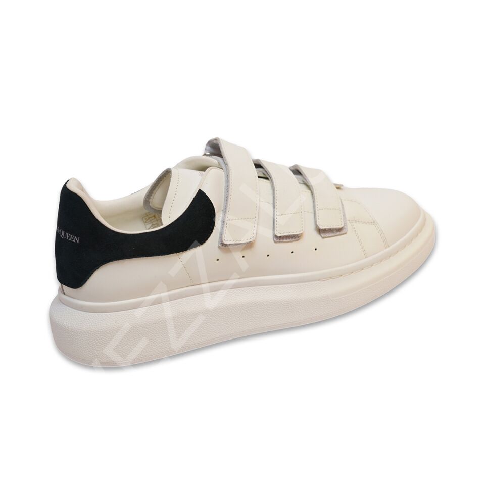 Mcq 835 Beyaz Cırtlı Arkası Siyah Erkek Ayakkabı