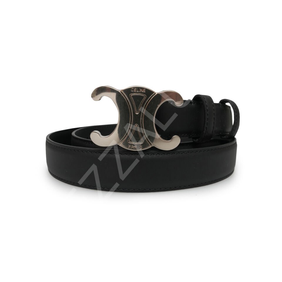 Celine K01 Siyah Gümüş Kadın Kemer