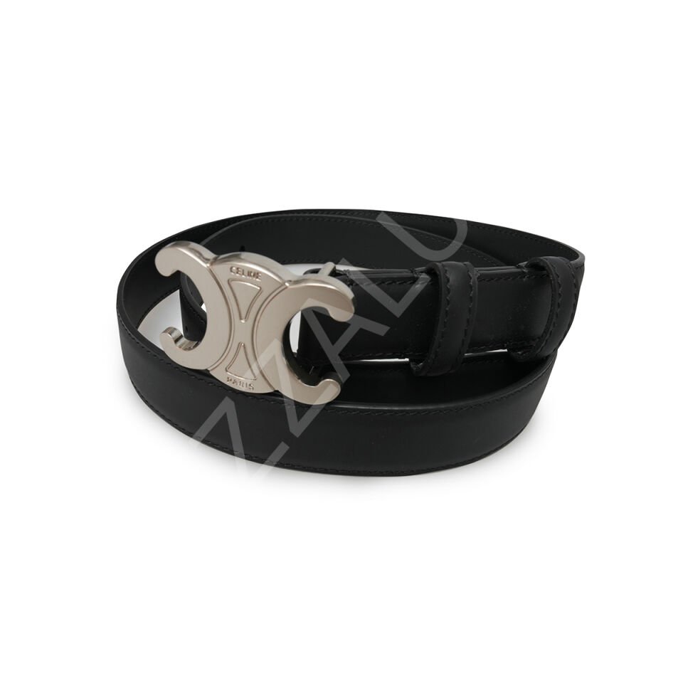 Celine K01 Siyah Gümüş Kadın Kemer