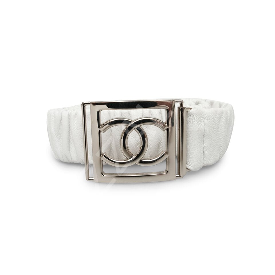 Chanel K01 Beyaz Kadın Kemer