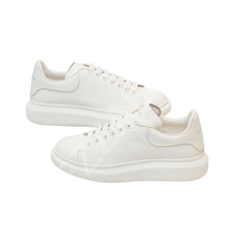 Mcq 975 Yazı Desenli Arkası Beyaz Erkek Ayakkabı