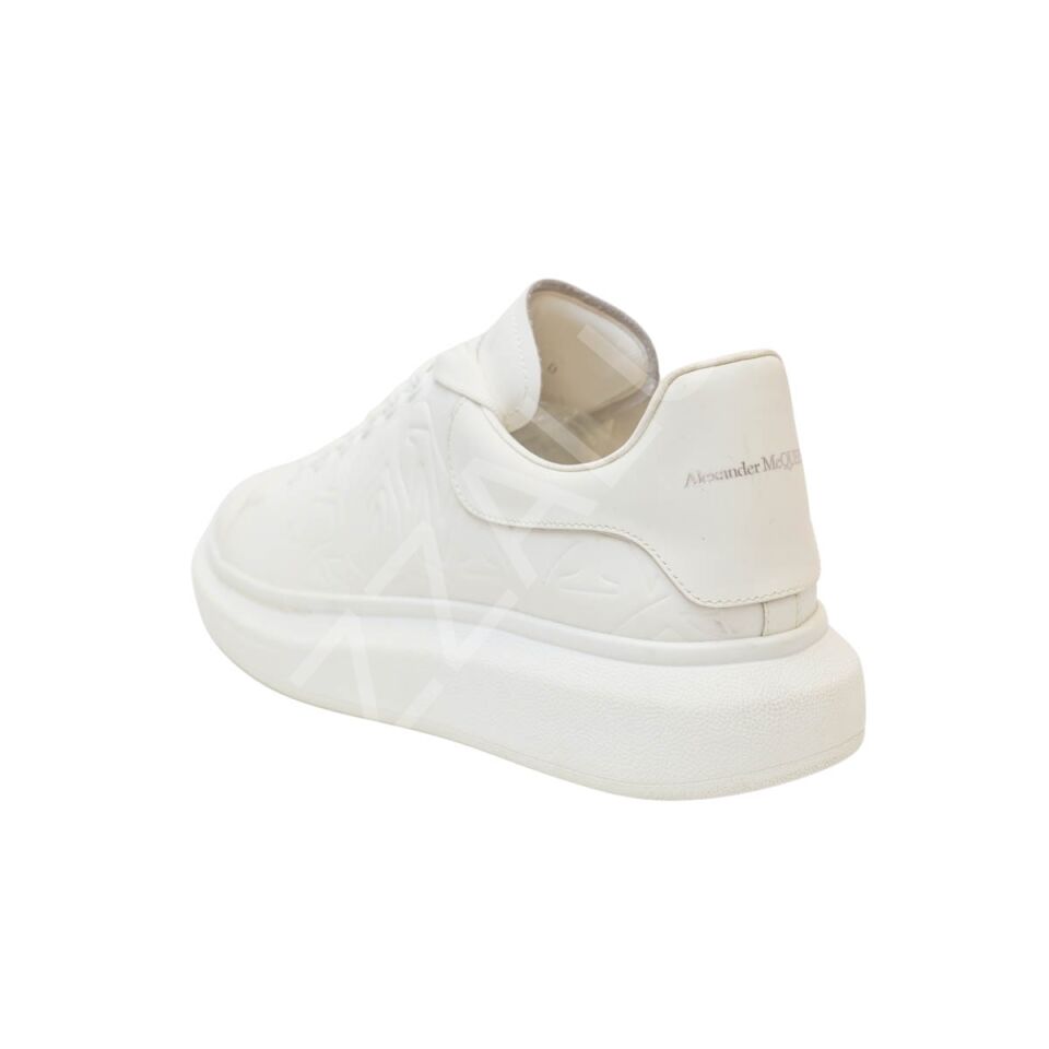 Mcq 975 Yazı Desenli Arkası Beyaz Erkek Ayakkabı