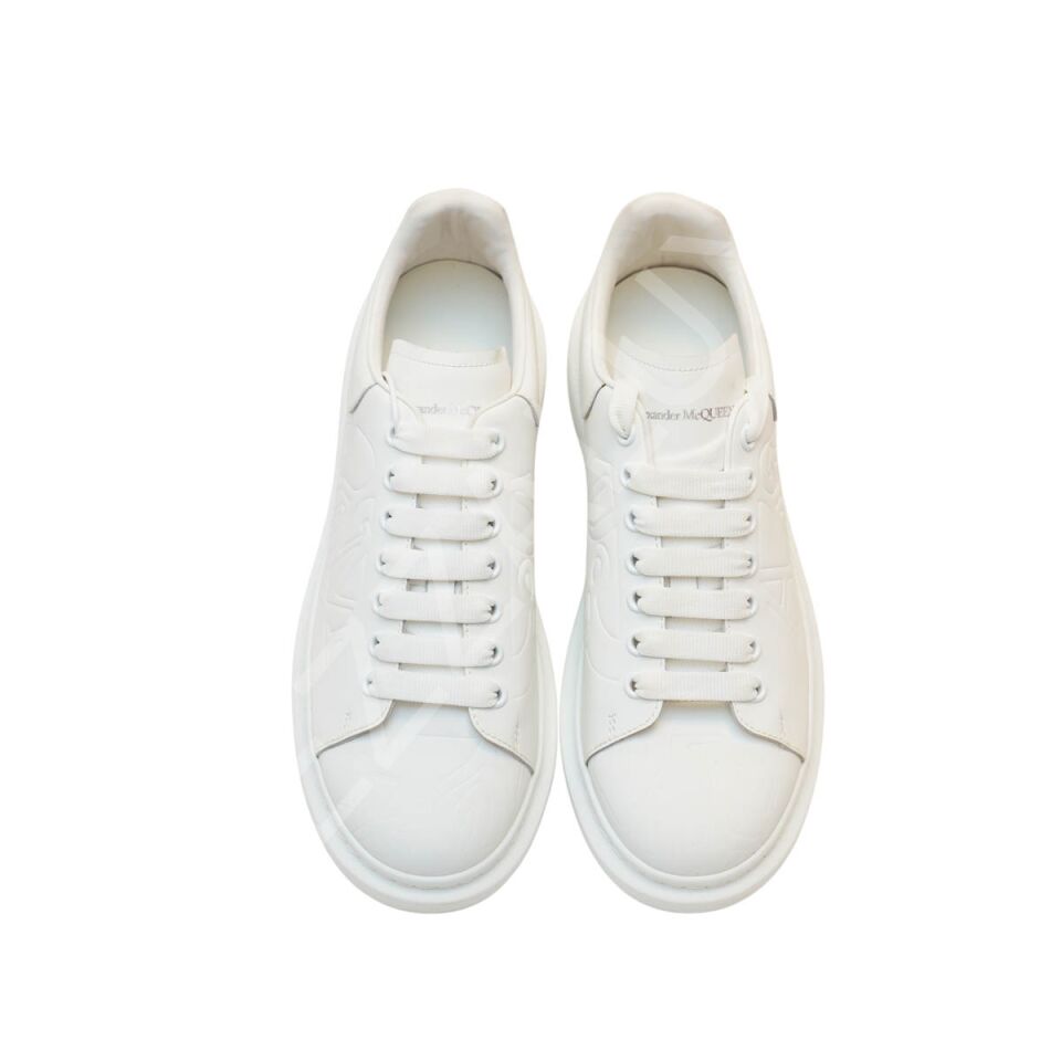 Mcq 975 Yazı Desenli Arkası Beyaz Erkek Ayakkabı