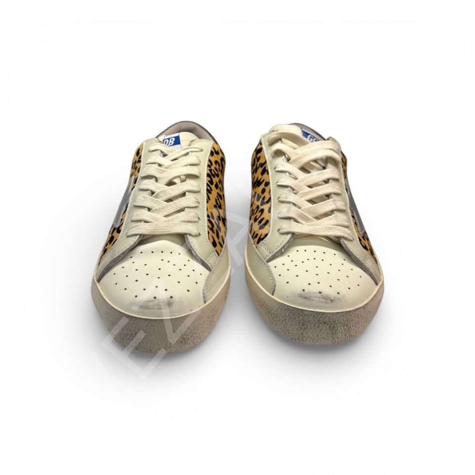 Gg 1045 Leopar Arkası Yeşil Kadın Ayakkabı