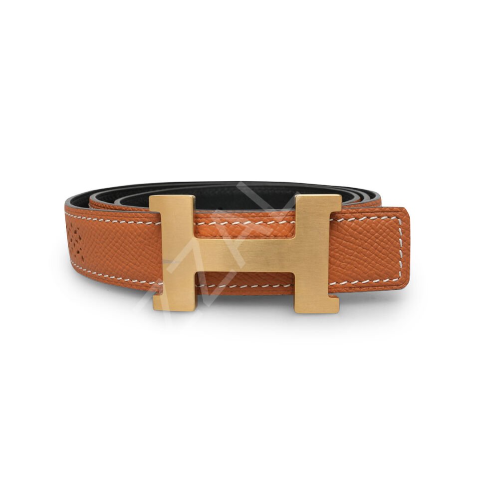 Hermes K04 Taba Düz Tokalı Kadın Kemer