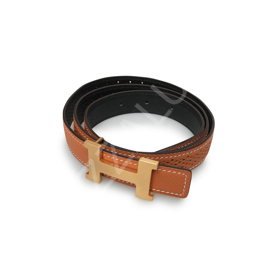 Hermes K04 Taba Düz Tokalı Kadın Kemer