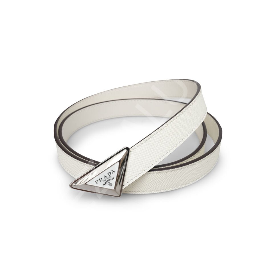 Prada K05 Beyaz Kadın Kemer