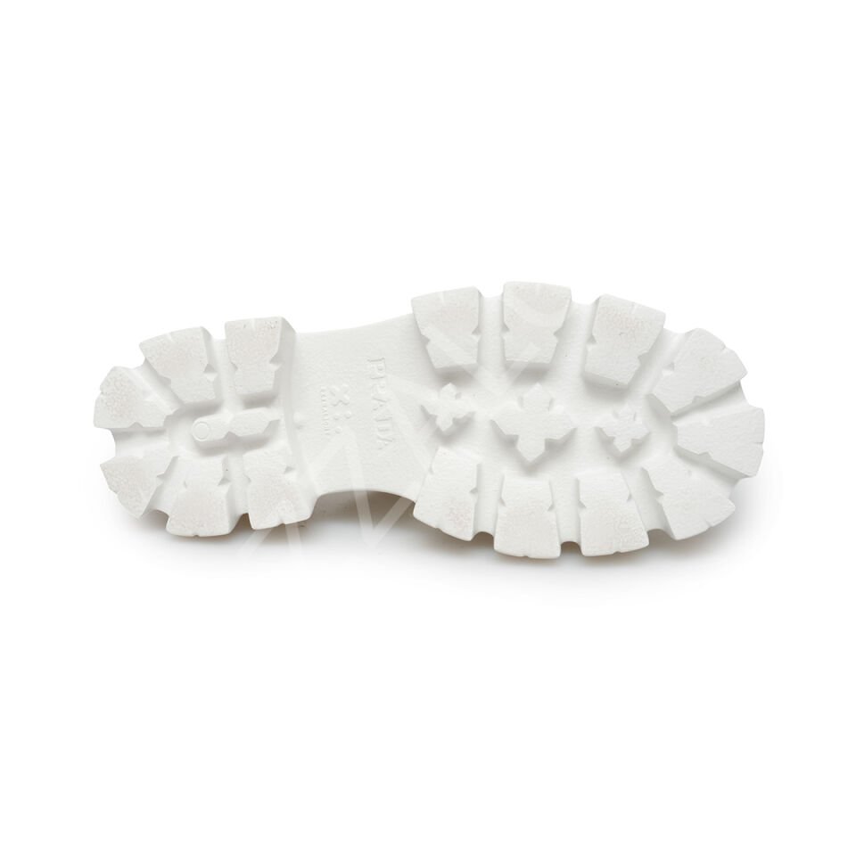 Prada 692 Beyaz Kafes Terlik Kadın Ayakkabı