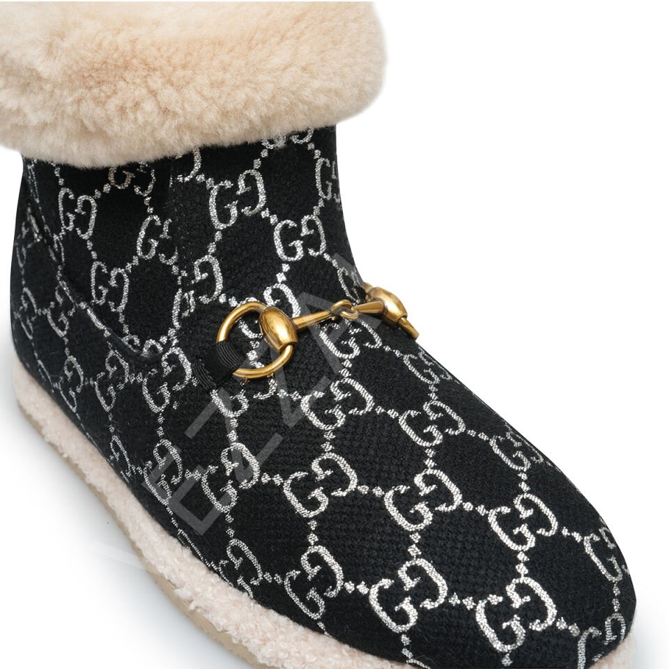 Gucci 08 Siyah Bot Kadın Ayakkabı