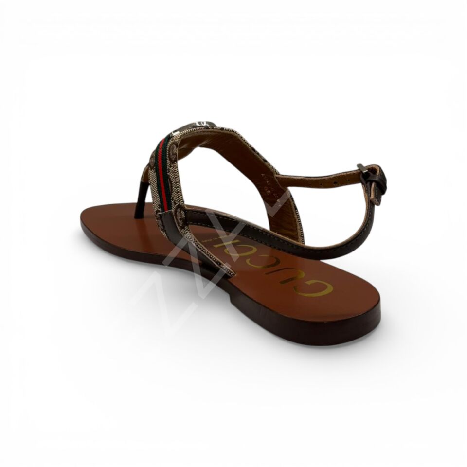 Gucci 691 Sandalet Logolu Kadın Ayakkabı