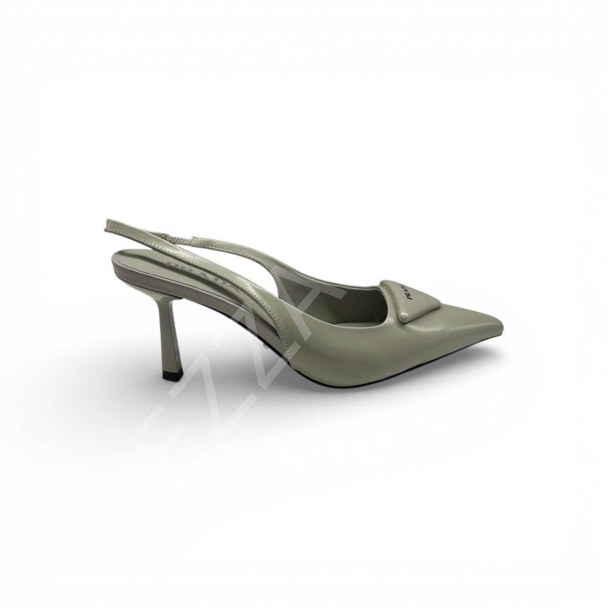 Prada 704 Gri Topuklu Ayakkabı A.Açık Kadın Ayakkabı