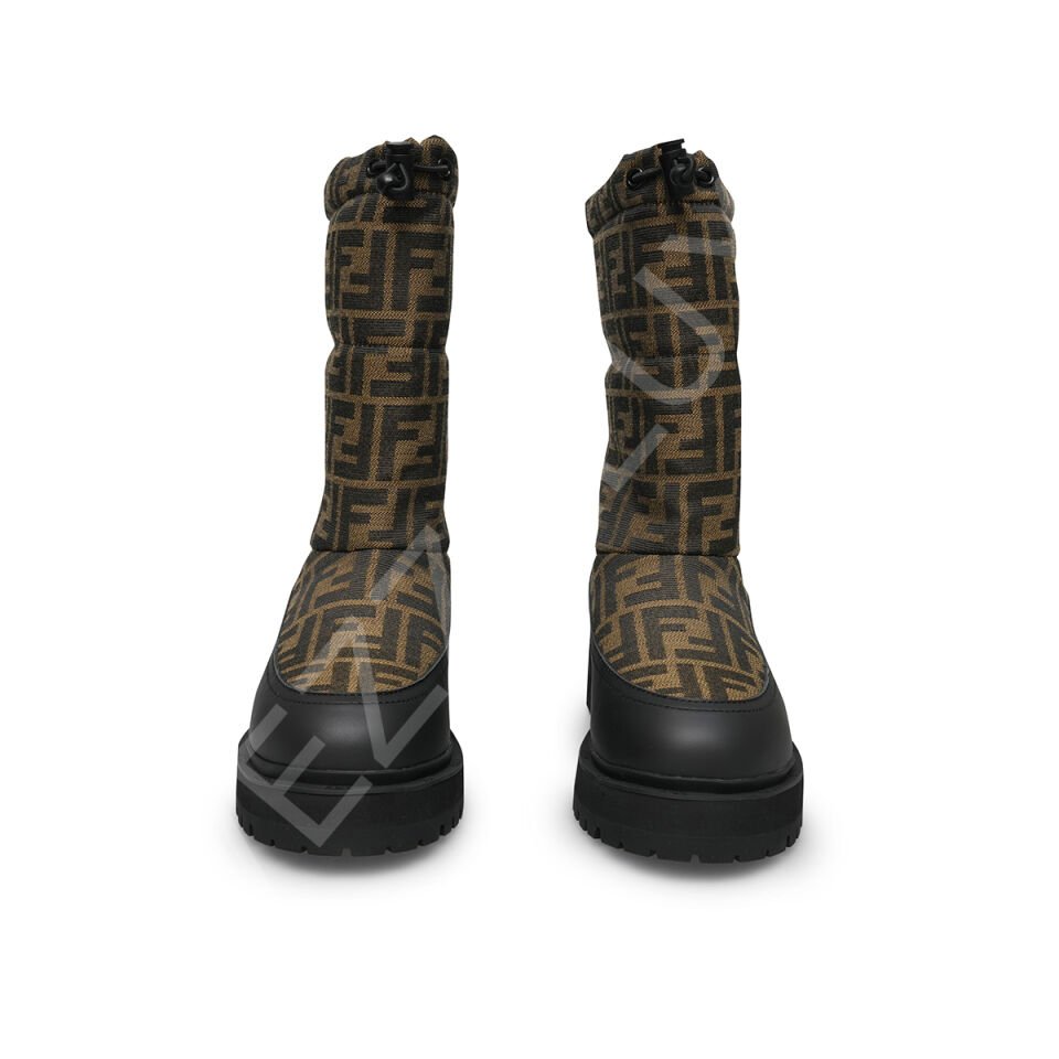 Fendi 596 Logolu Kar Botu Kadın Ayakkabı