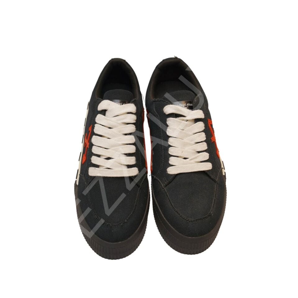 Off 816 Siyah Kırmızı Logo Erkek Ayakkabı