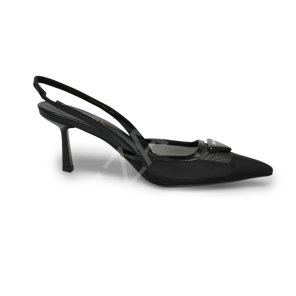 Prada 705 Siyah A.A Ö.Transparan Kadın Ayakkabı