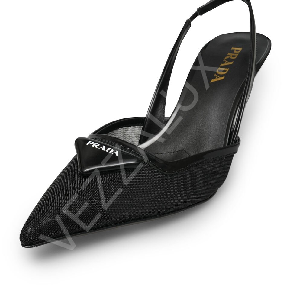 Prada 705 Siyah A.A Ö.Transparan Kadın Ayakkabı