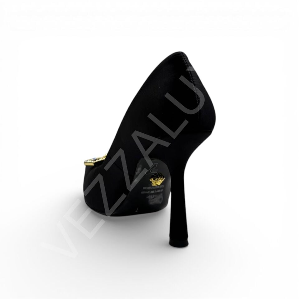 Versace 01 Gold Logo Kadın Ayakkabı