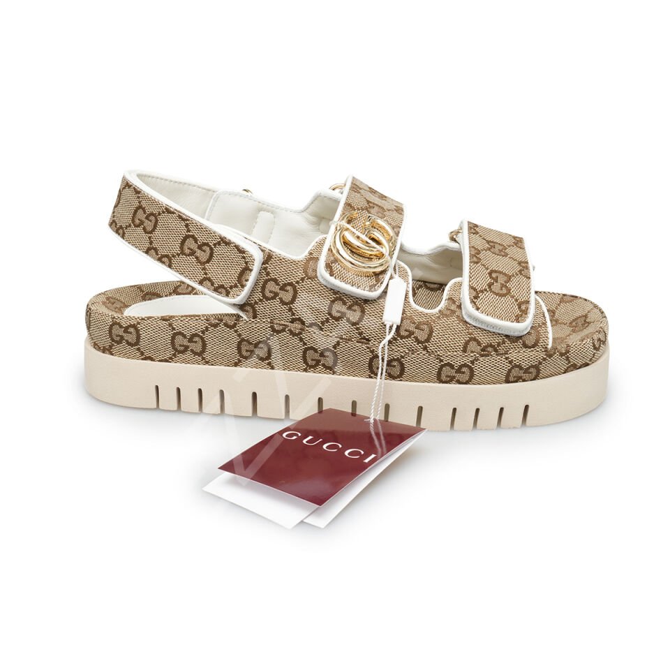 Gucci 722 Logolu K.T.Sandalet Kadın Ayakkabı