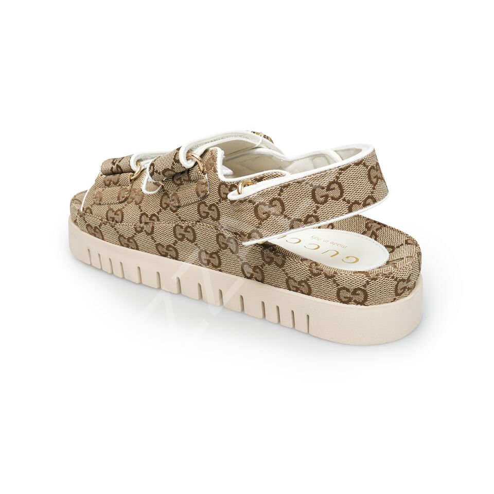 Gucci 722 Logolu K.T.Sandalet Kadın Ayakkabı