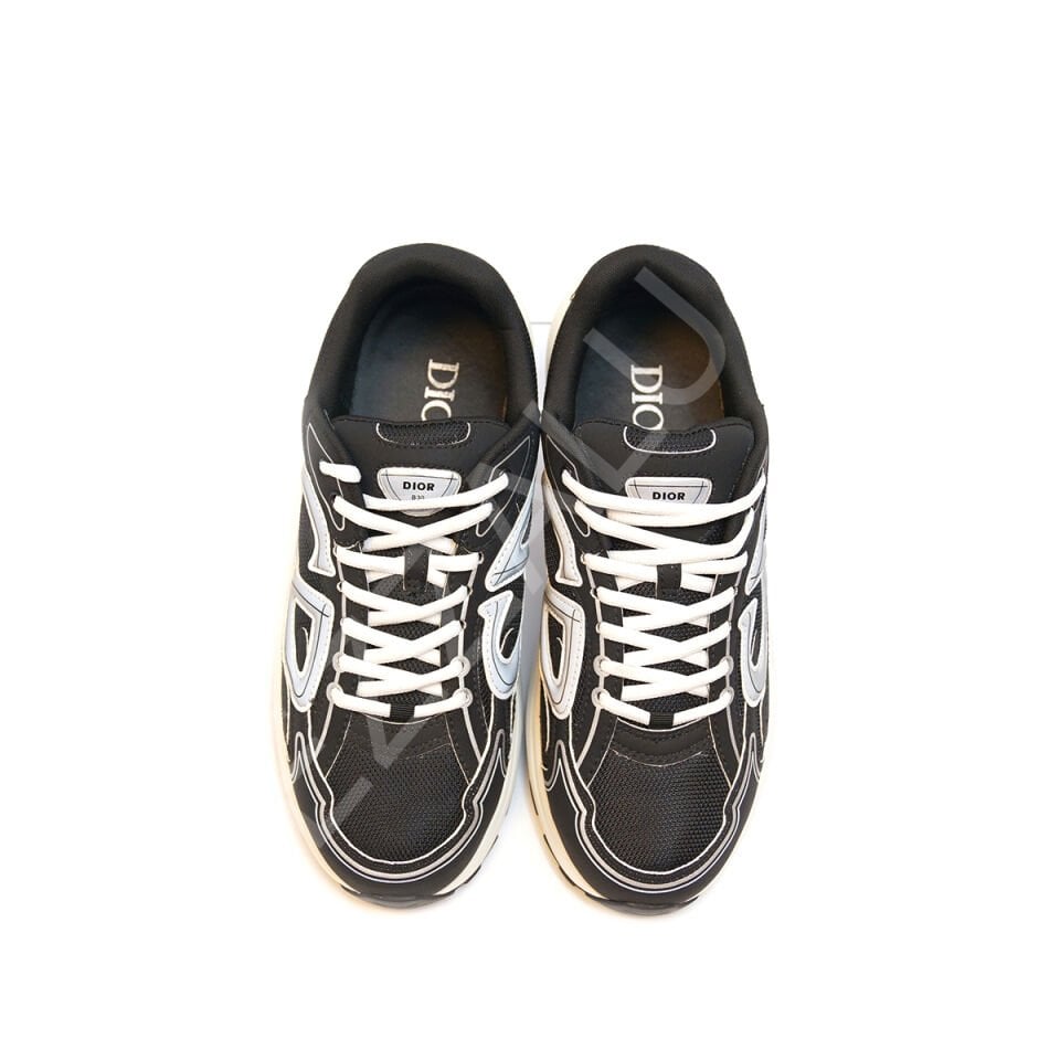Dior 941 Siyah Gri Erkek Ayakkabı